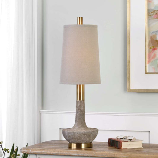 Uttermost - Volongo Stone Ivory Buffet Lamp - 29211-1 veiw 2