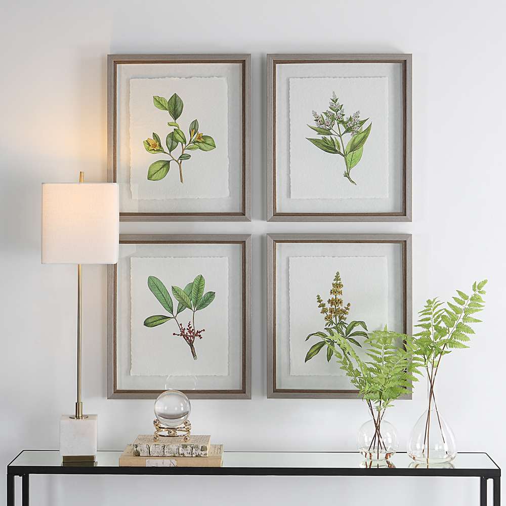 Uttermost - Wildflower Study Framed Prints (Set of 4) - 41461 veiw 4
