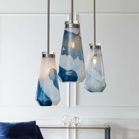 Uttermost - Windswept Blue & White 1 Light Mini Pendant - 22197 veiw 2