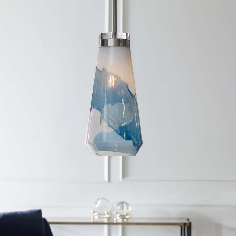 Uttermost - Windswept Blue & White 1 Light Mini Pendant - 22197 veiw 4