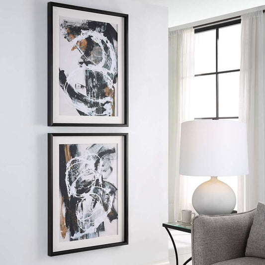 Uttermost - Winterland Abstract Prints, Set/2 - 32265 veiw 2