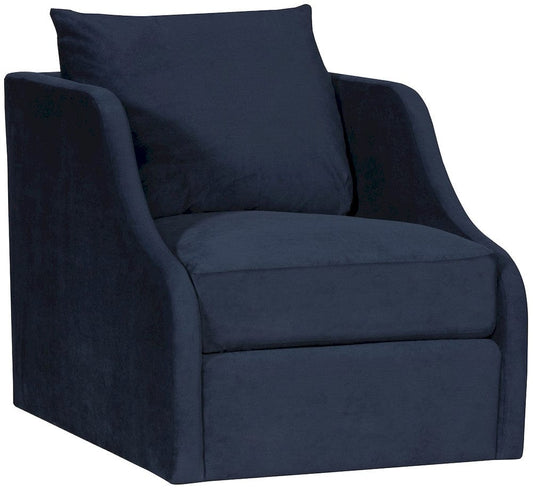 Vanguard Furniture - Cora - Stocked Swivel Chair - Village Ink Fabric - T3V156-SW view 2