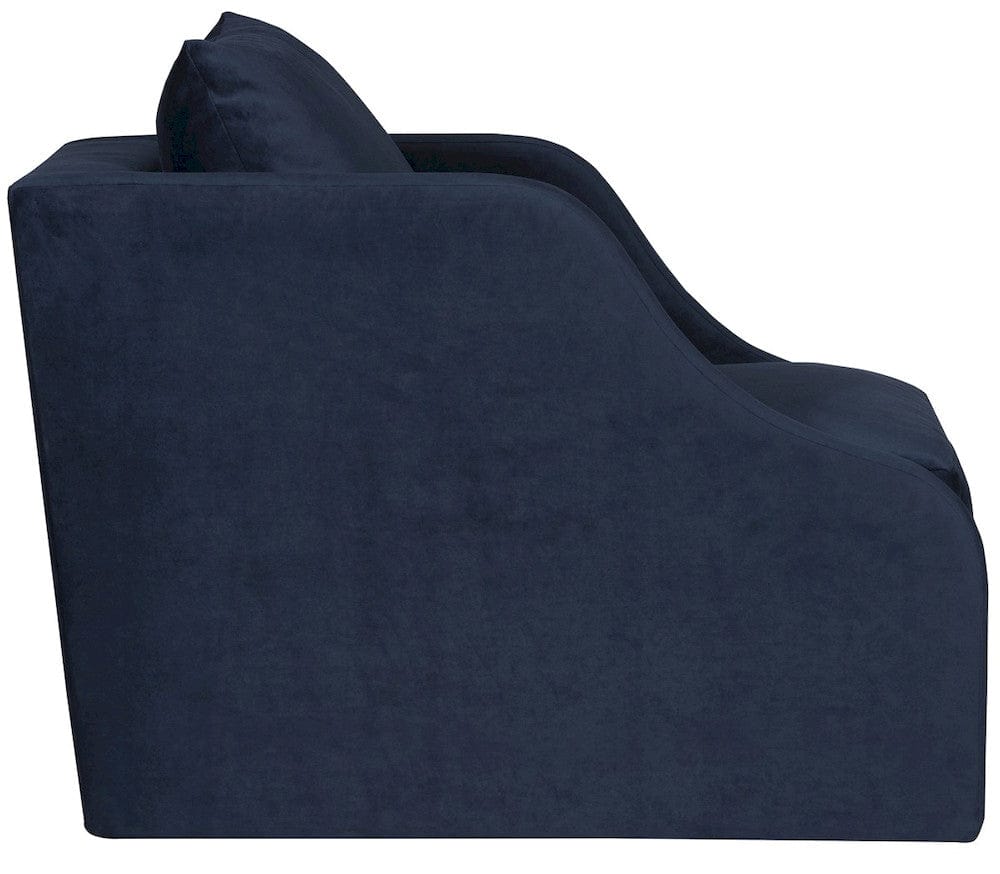 Vanguard Furniture - Cora - Stocked Swivel Chair - Village Ink Fabric - T3V156-SW view 4