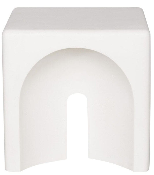 Vanguard Furniture - Dorian Outdoor Side Table - Stone White - O314L-US veiw 2