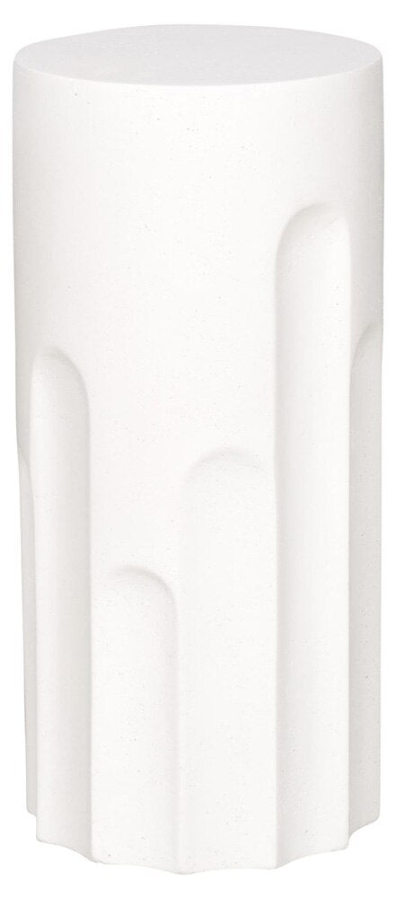 Vanguard Furniture - Dorian Spot Table - Stone White - P317E-US veiw 2