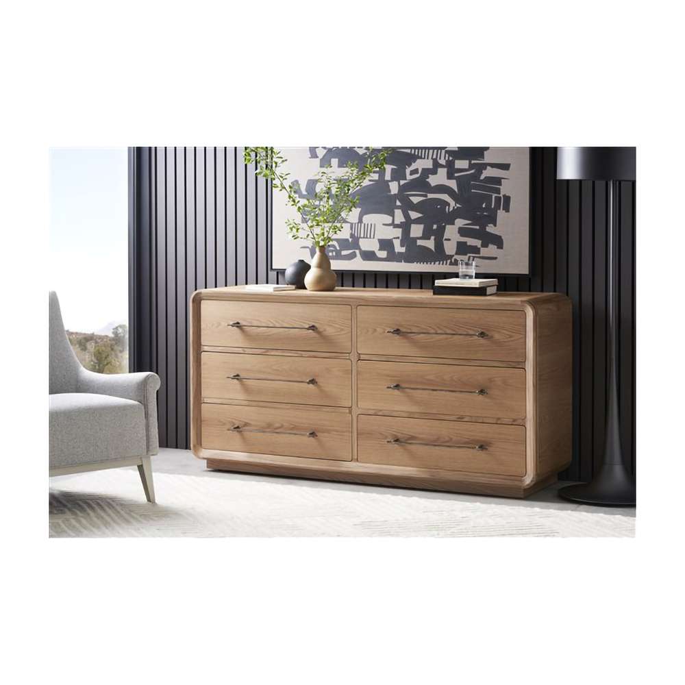 Vanguard Furniture - Form Dresser Wheat W Flat Bar - P680D-AT veiw 6