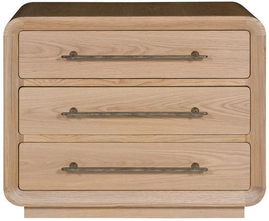 Vanguard Furniture - Form Three Drawer Nightstand - Wheat - P680N1-AT veiw 2