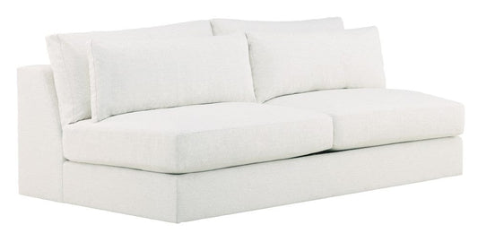 Vanguard Furniture - Leone - Stocked Armless Two Seat Sofa - Nomad Snow - T3V158-AS2 view 2