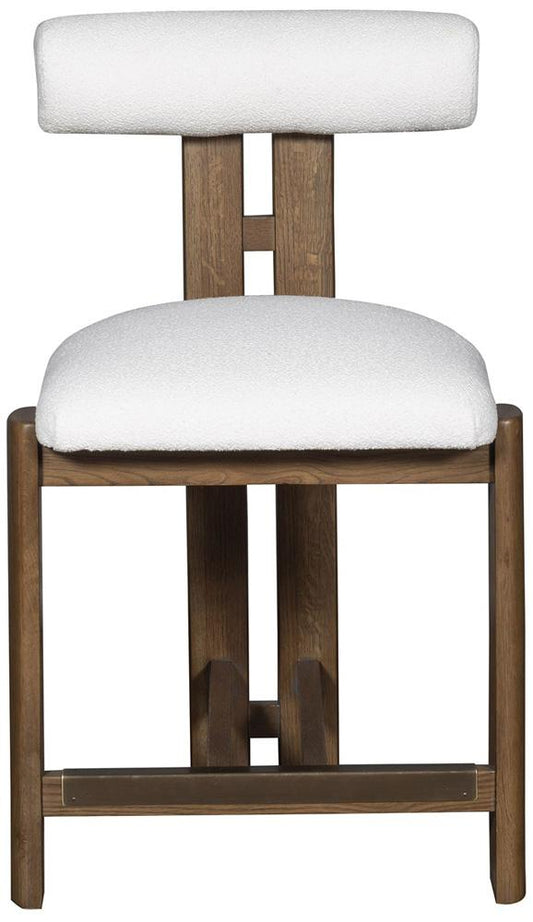 Vanguard Furniture - Wright Stocked Dining Counter Stool - Jackpot Chalk Fabric - TV1183-CS veiw 2