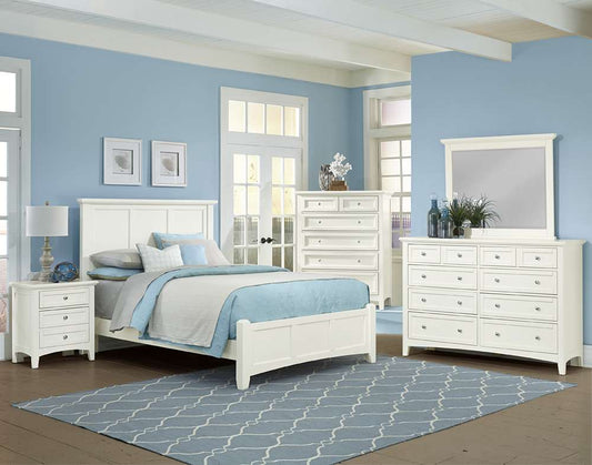 Vaughan Bassett - Bonanza Chest with 5 Drawers in White - BB29-115 veiw 2