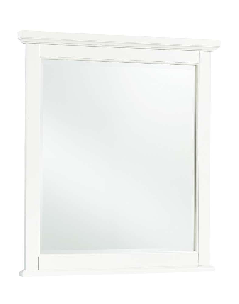 Vaughan Bassett - Bonanza Small Landscape Mirror in White - BB29-442 veiw 1