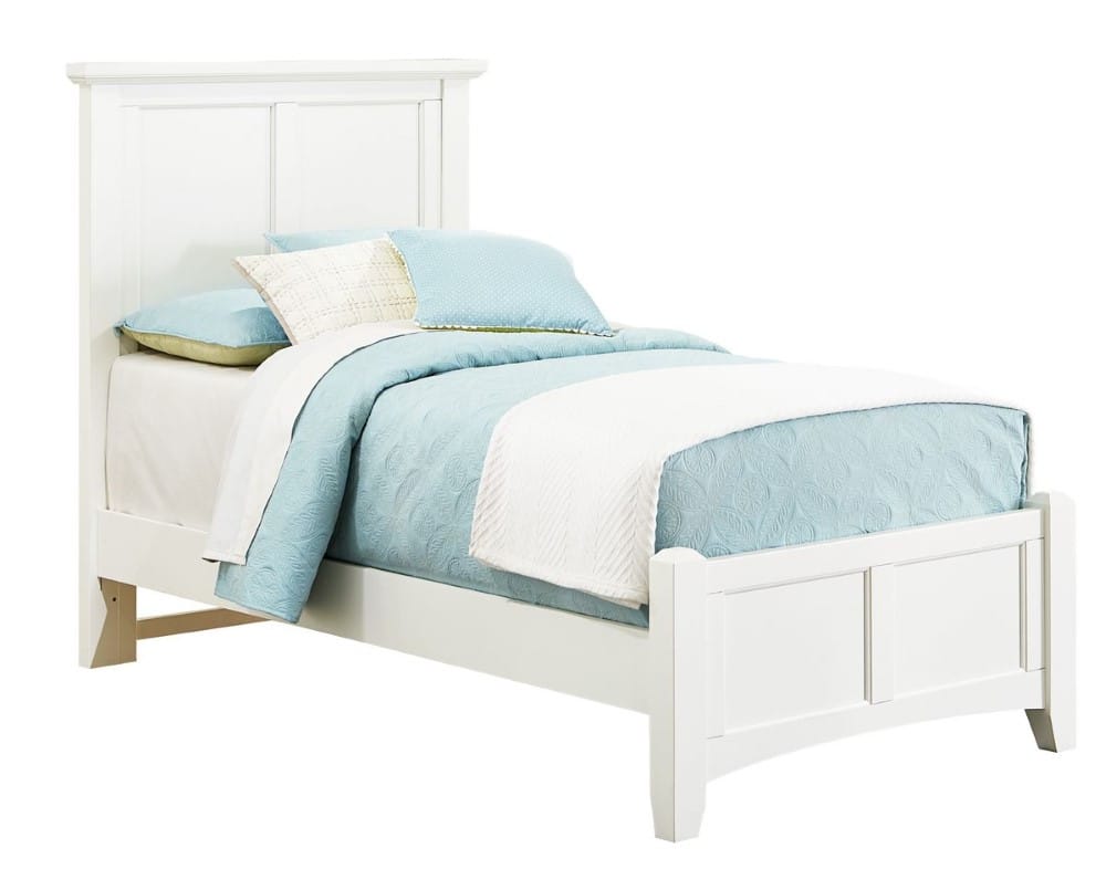 Vaughan Bassett - Bonanza Twin Mansion Bed In White - BB29-833_338_900 veiw 1
