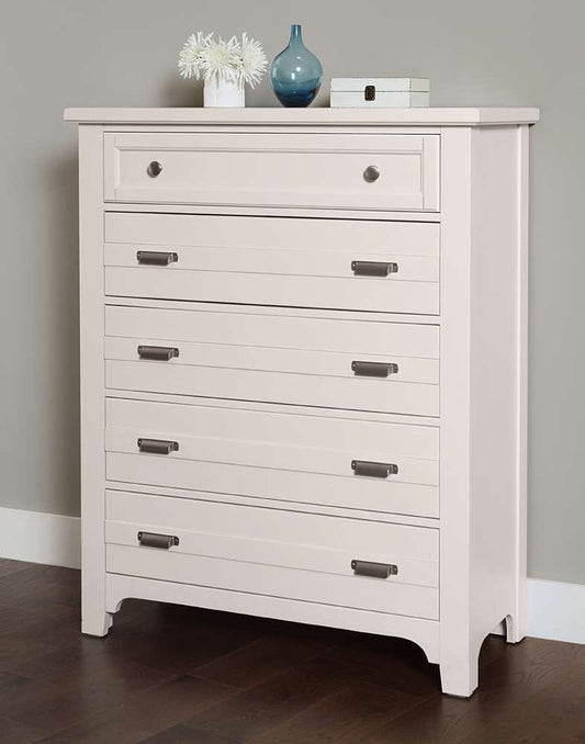 Vaughan Bassett - Bungalow Chest with 5 Drawers in Lattice - 744-115 veiw 2