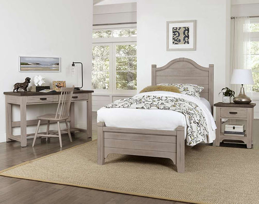 Vaughan Bassett - Bungalow Twin Arched Bed in Dover Grey/Folkstone - 741-338-833-900 veiw 2