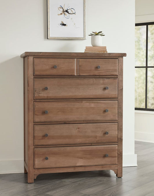 Vaughan Bassett - Cool Farmhouse - Chest - 5 Drwr - Natural - 800-115 view 2