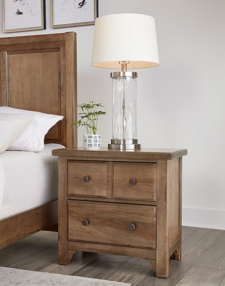 Vaughan Bassett - Cool Farmhouse - Night Stand - 2 Drwr - Natural - 800-227 view 5