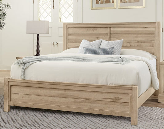 Vaughan Bassett - Cool Rustic - Cal King Plank Bed - Clear Maple - 176-668-866-944-MS2 view 2