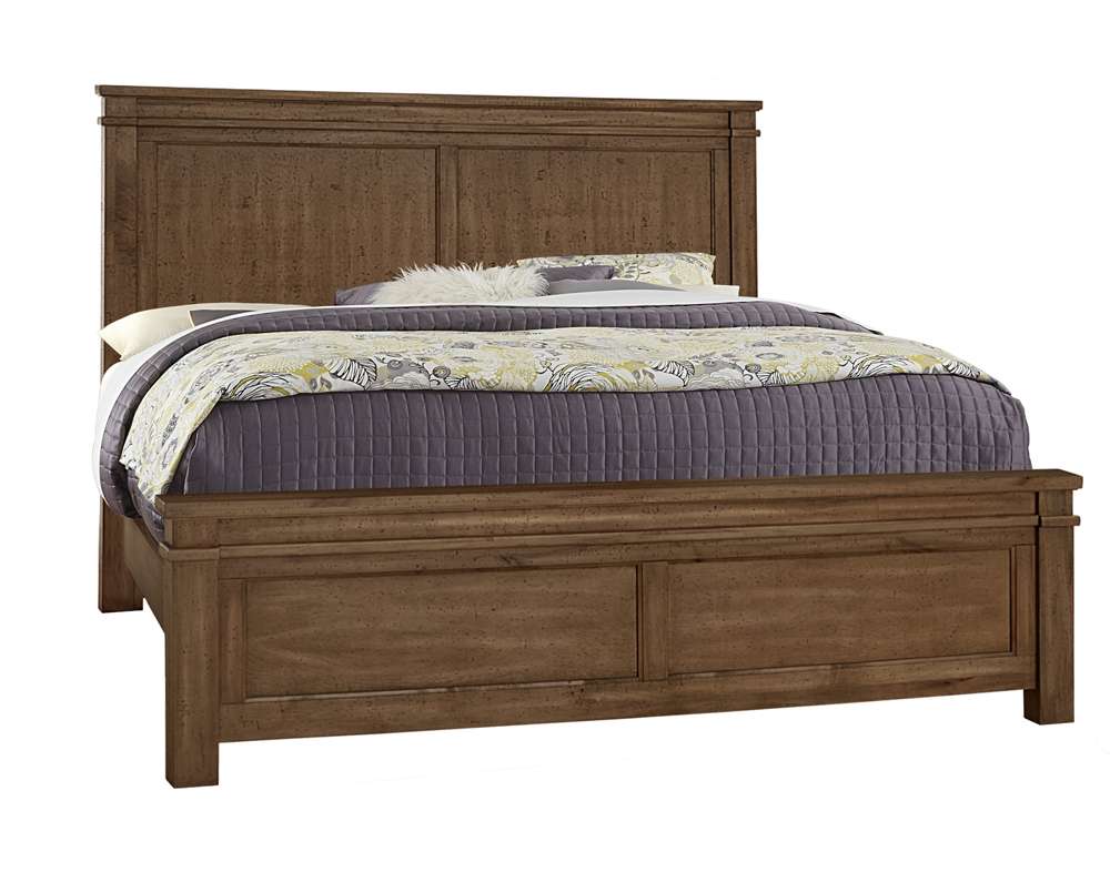 Vaughan Bassett - Cool Rustic Queen Mansion Bed in Amber - 174-551-155-922 veiw 1