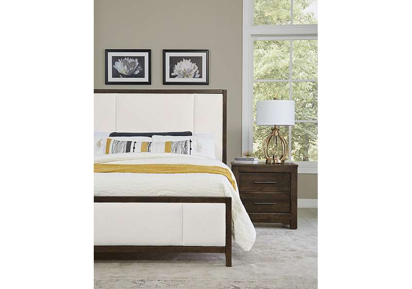 Vaughan Bassett - Crafted Cherry - Artisan and Post Night Stand With 2 Drawers - 150-227 veiw 5