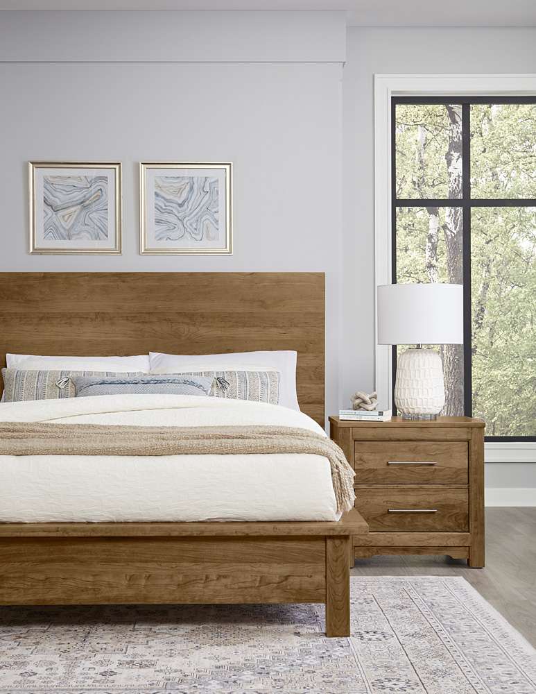 Vaughan Bassett - Crafted Cherry - Artisan and Post Night Stand With 2 Drawers - 151-227 veiw 5