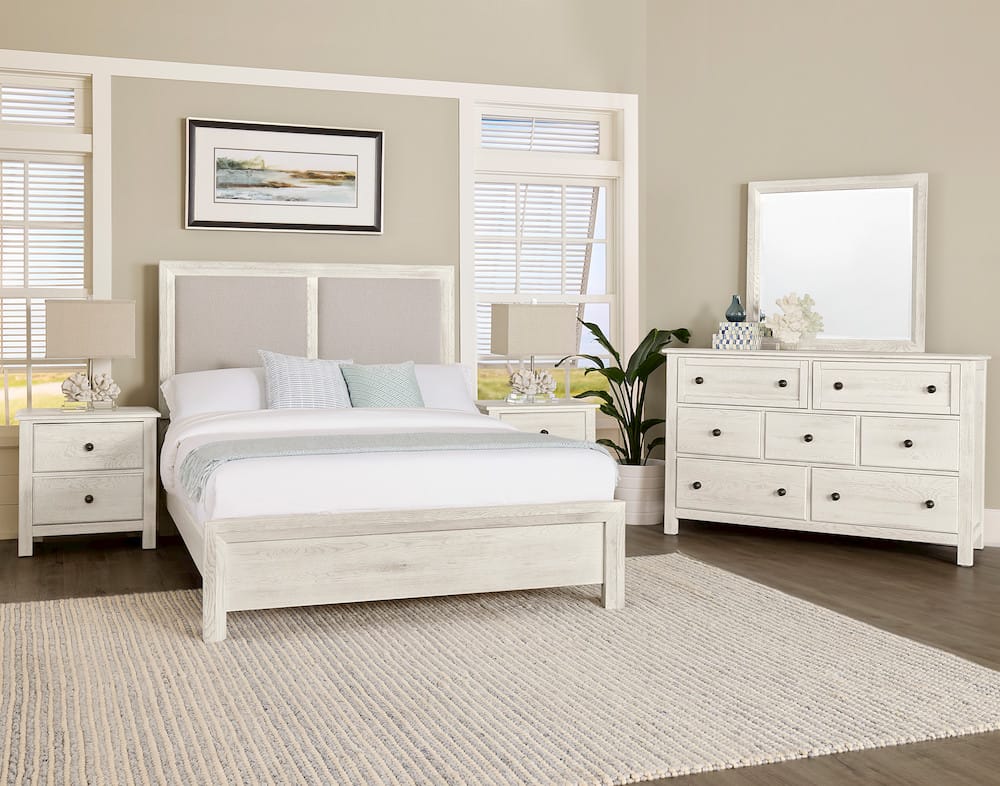 Vaughan Bassett - Custom Express - Queen Upholstered Bed-Pebble - 124-551-155-054-922 view 7