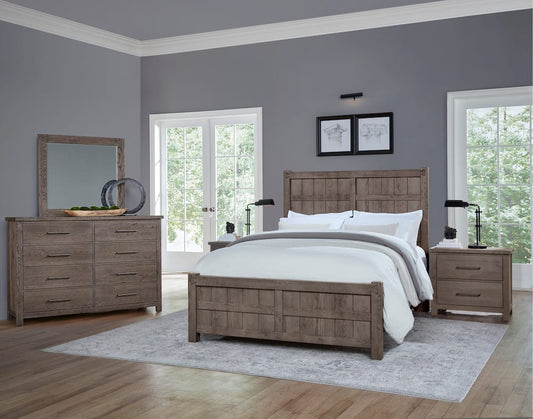 Vaughan Bassett - Dovetail - King Board & Batten Bed - Mystic Grey - 751-669-966-922-MS2 view 2