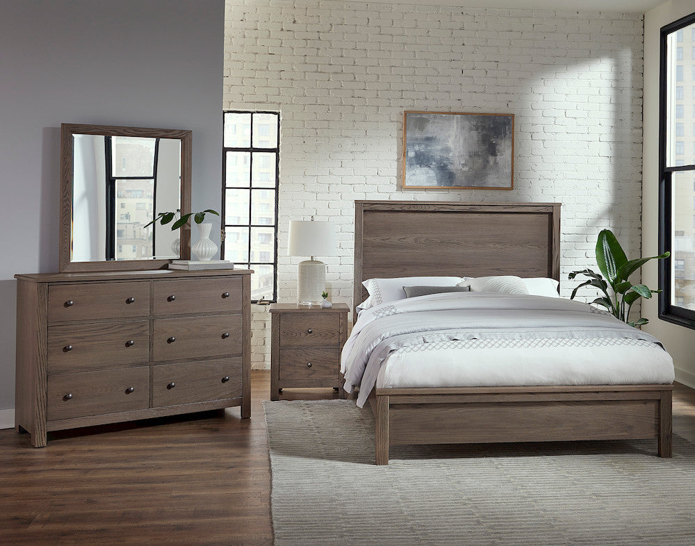 Vaughan Bassett - Fundamentals - Dresser - 6 Drwr - Grey - 11-002 view 5