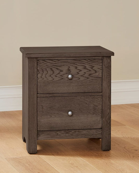 Vaughan Bassett - Fundamentals - Night Stand - 2 Drwr - Grey - 11-226 view 2
