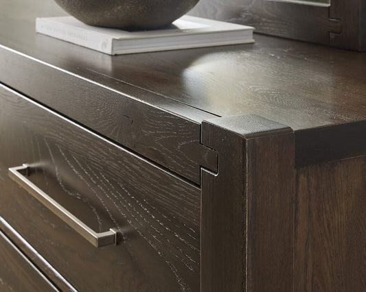 Vaughan Bassett - Joinery - Dresser - 6 Drwr - Espresso Oak - 190-003 view 2
