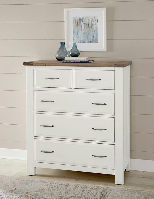 Vaughan Bassett - Maple Road - Chest - 5 Drwr - Two Tone - 116-115 view 2