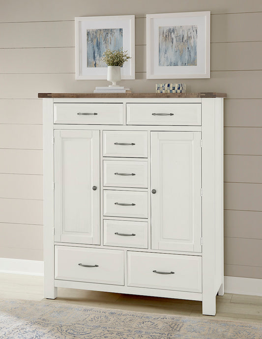 Vaughan Bassett - Maple Road - Sweater Chest - 8 Drwr - Two Tone - 116-116 view 2