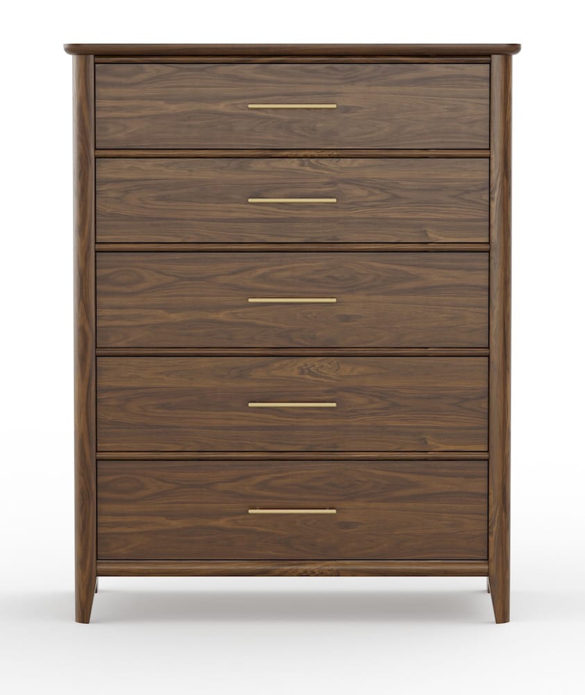 Vaughan Bassett - Nordhaven - Chest - 5 Drwr - Nordic Walnut - 850-115 view 3