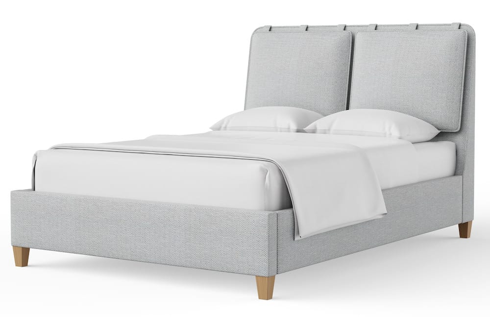 Vaughan Bassett - Nordhaven - King Uph Bed-Blue Mist - 850-661H-166H-822H-404 view 3
