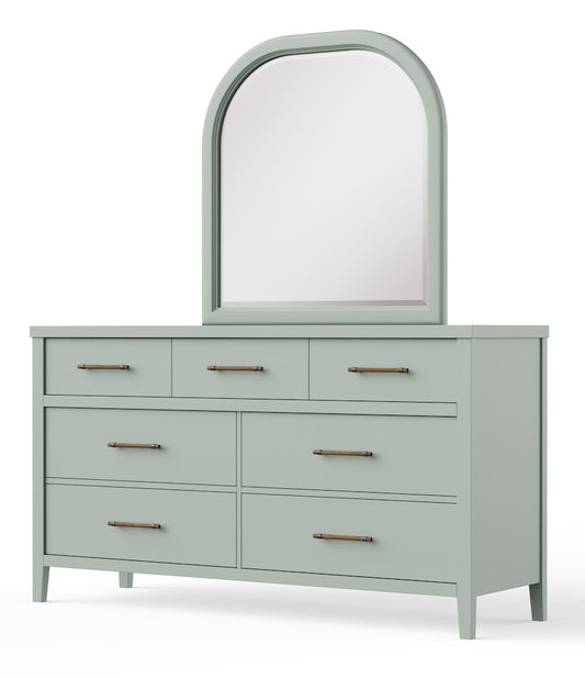 Vaughan Bassett - Pure Maple - Arch Mirror - Sage - 183-446 view 2