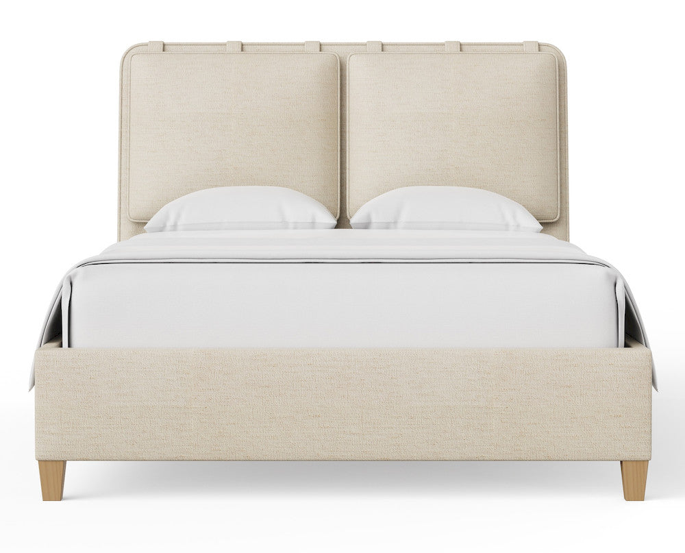 Vaughan Bassett - Pure Maple - Queen Uph Bed-Sandstone - 182-551K-155K-822K-404 view 3