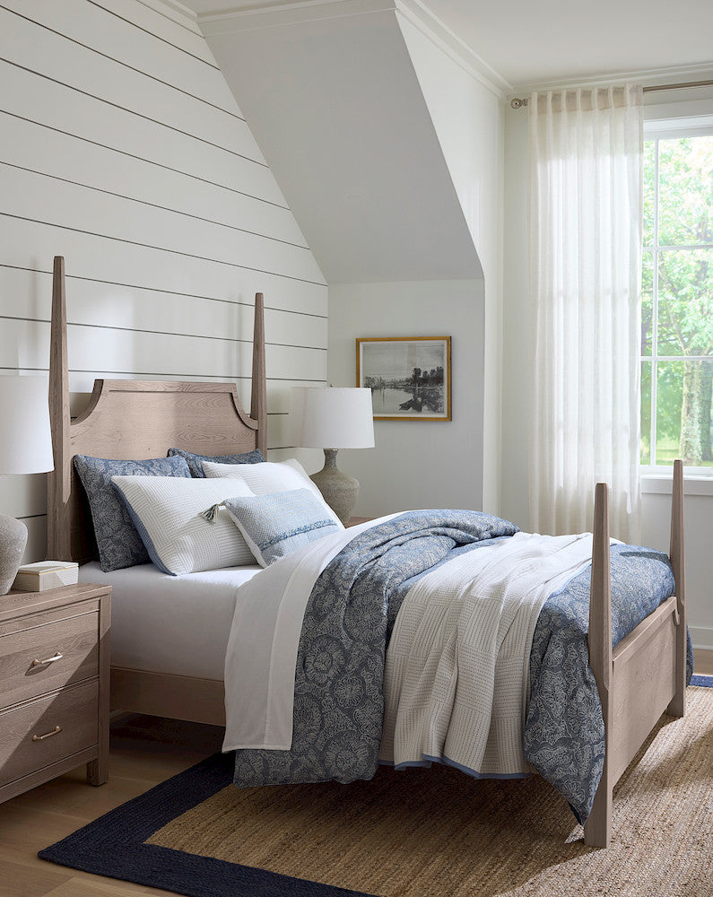 Vaughan Bassett - Tide and Timber - Pencil Poster Bed 3/3 - Grey Oak - 831-338-833-900 view 5