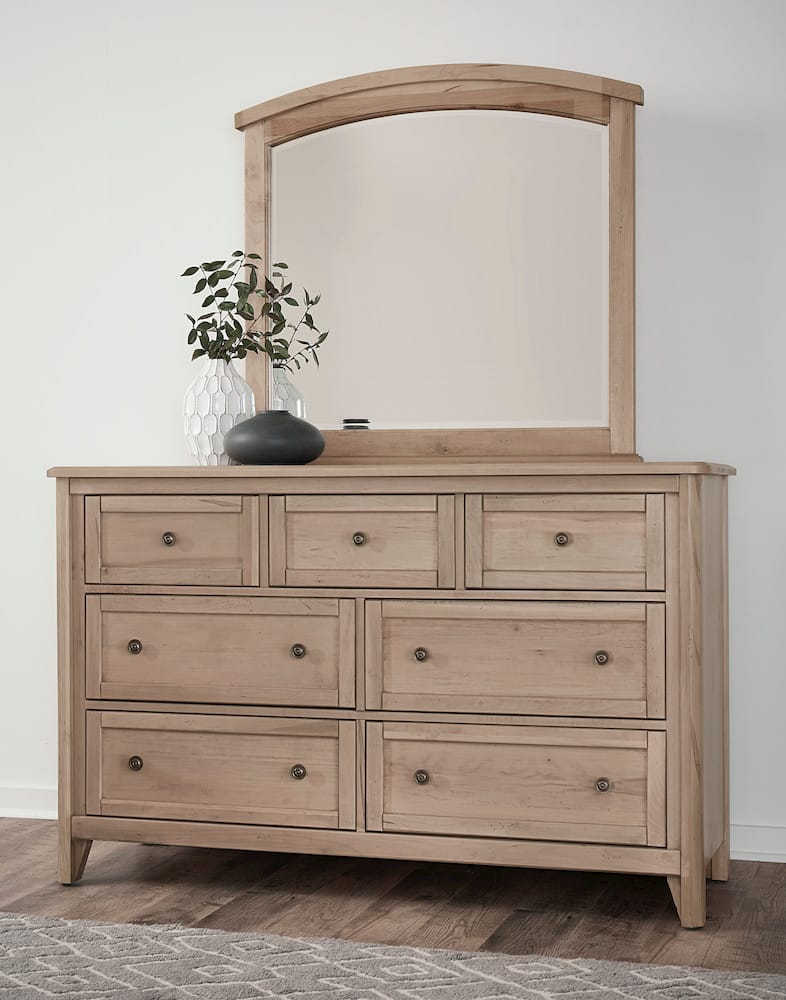 Vaughan Bassett - Woodbridge - Arched Mirror - Clear Maple - 822-447 view 7