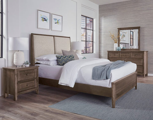 Vaughan Bassett - Woodbridge - Cal King Upholstered Bed-Grey - 820-661-166-062-944-MS1 view 2