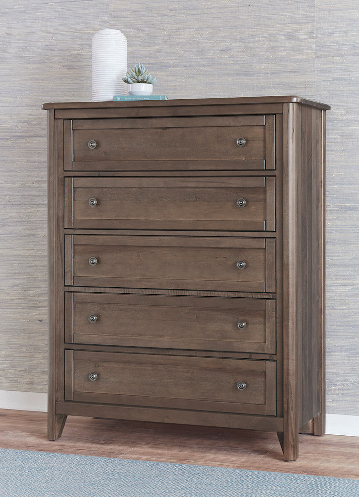 Vaughan Bassett - Woodbridge - Chest - 5 Drwr - Dark Cashmere - 820-115 view 3