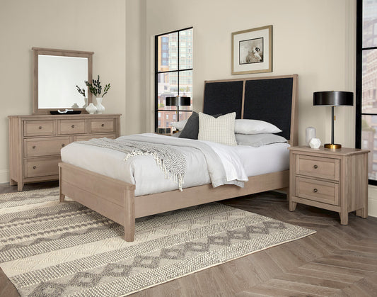 Vaughan Bassett - Woodbridge - King Upholstered Bed-Black - 821-661-166-063-922-MS1 view 2