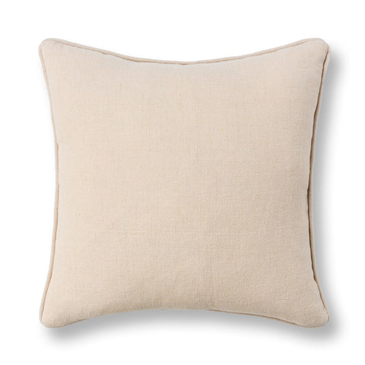 Villa by Classic Home - Bedford Linen 22x22 Throw Pillow - Beige - V340011 view 2