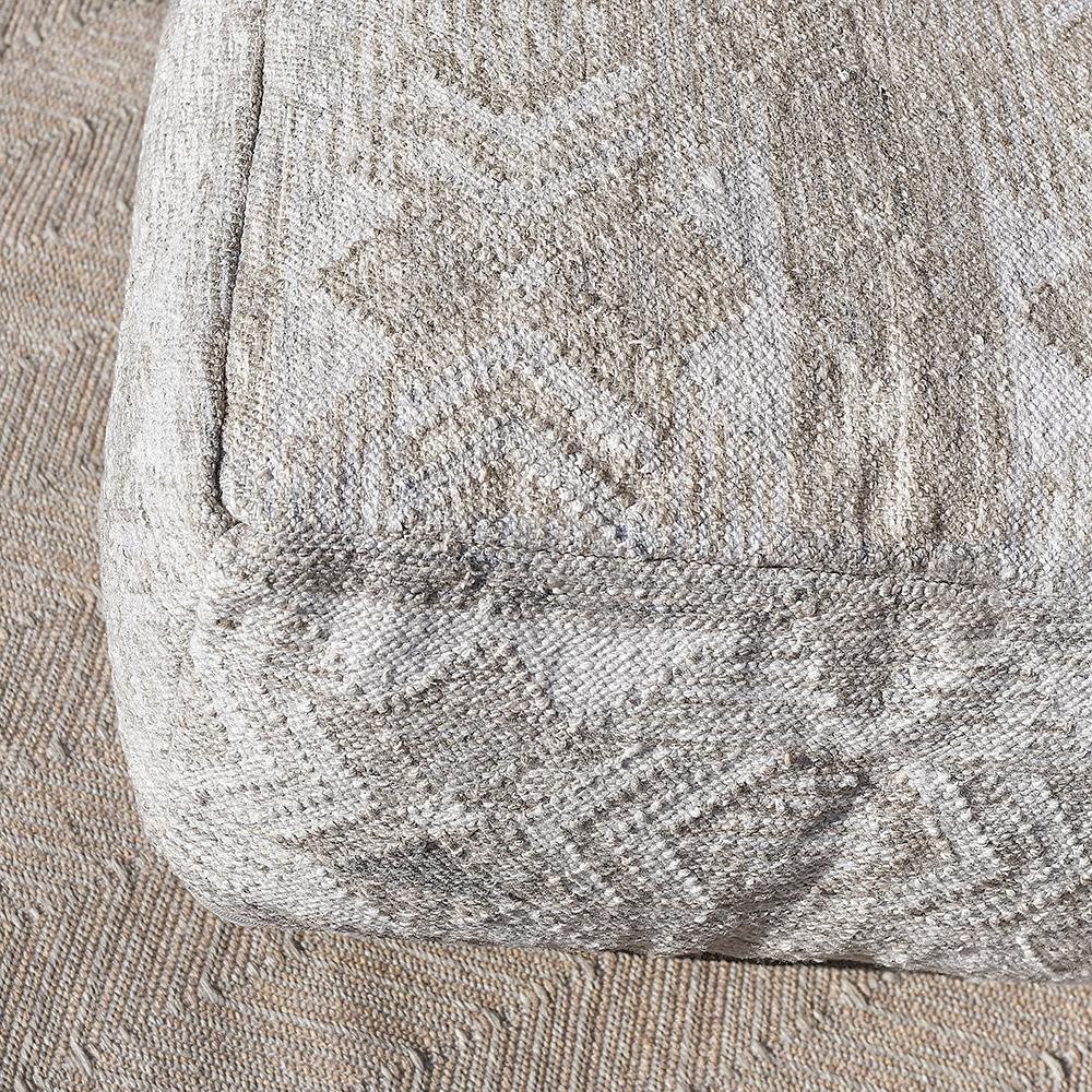 Villa by Classic Home - Caravan Performance Fabric Pouf - Gray - VP10030 veiw 6
