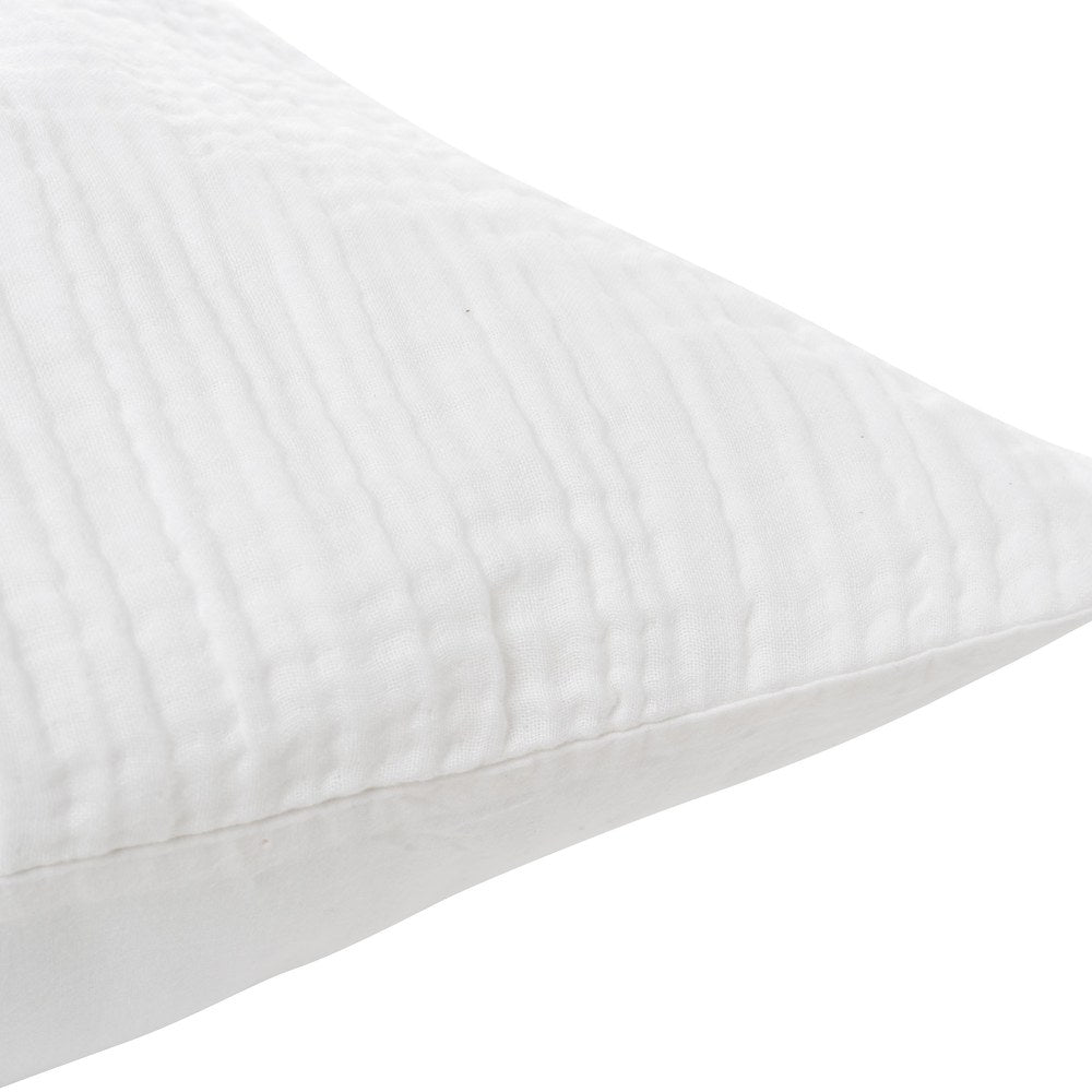 Villa by Classic Home - Cardiff 3-Piece Queen Duvet Set - White - BEDD347Q view 5