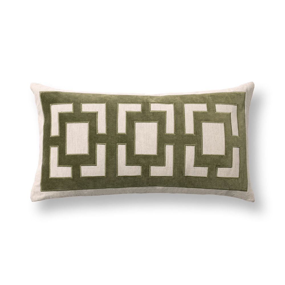 Villa by Classic Home - Corbin 26x14 Throw Pillow - Olive Green - V330015 view 1