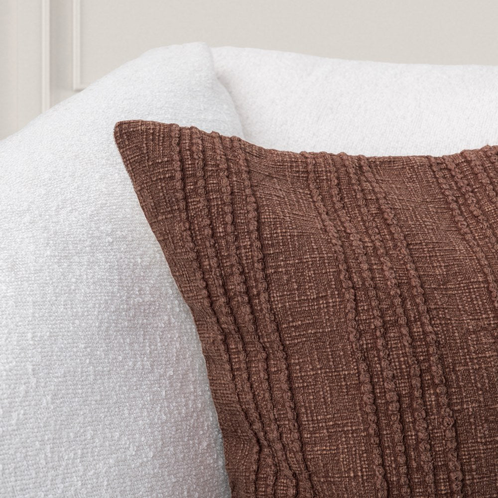 Villa by Classic Home - Gratitude 22x22 Throw Pillow - Mahogany - V330003 view 4