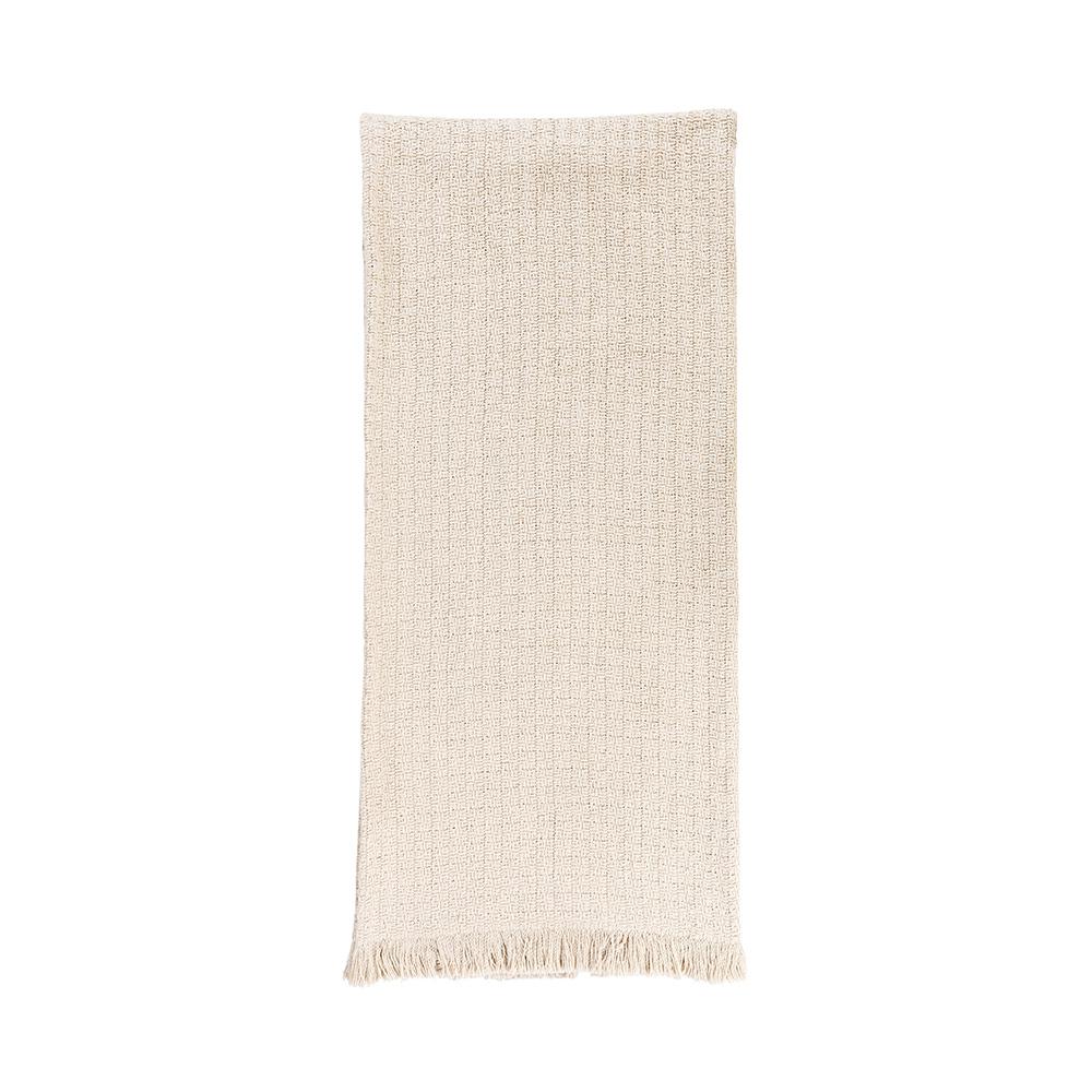 Villa by Classic Home - Hadron Cotton Fabric King Blanket - Ivory - V310008 veiw 4