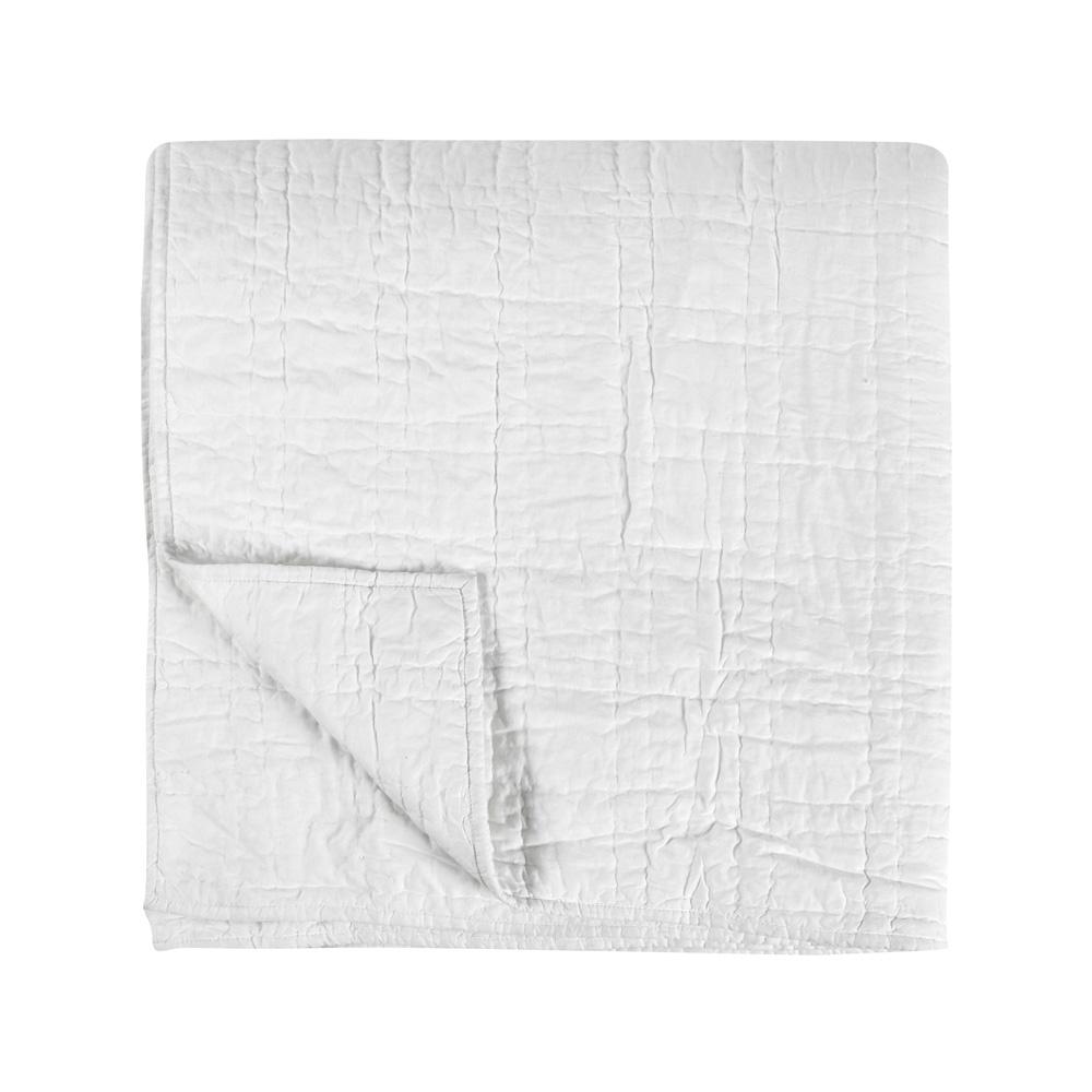 Villa by Classic Home - Hailee 100% Cotton White Queen Quilt With Silvadur Tech - 92W - White - V240006 veiw 1