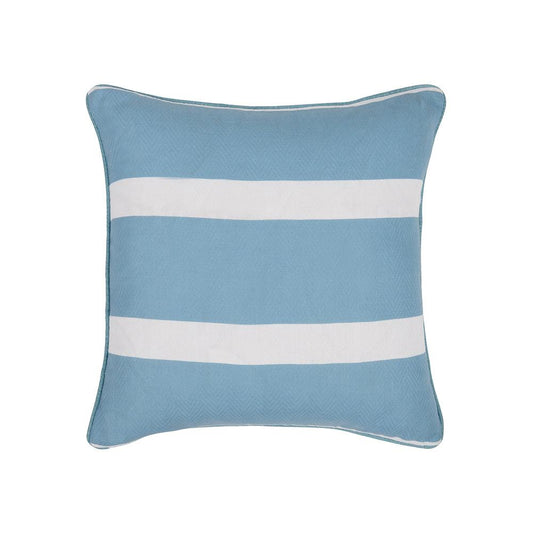 Villa by Classic Home - Hall 22x22 Performance Fabric Throw Pillow - Blue - VO20036 veiw 2