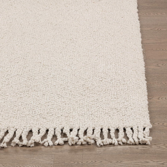 Villa by Classic Home - Hobbs 5x8 Handwoven Wool Area Rug - White - 30092134 view 2