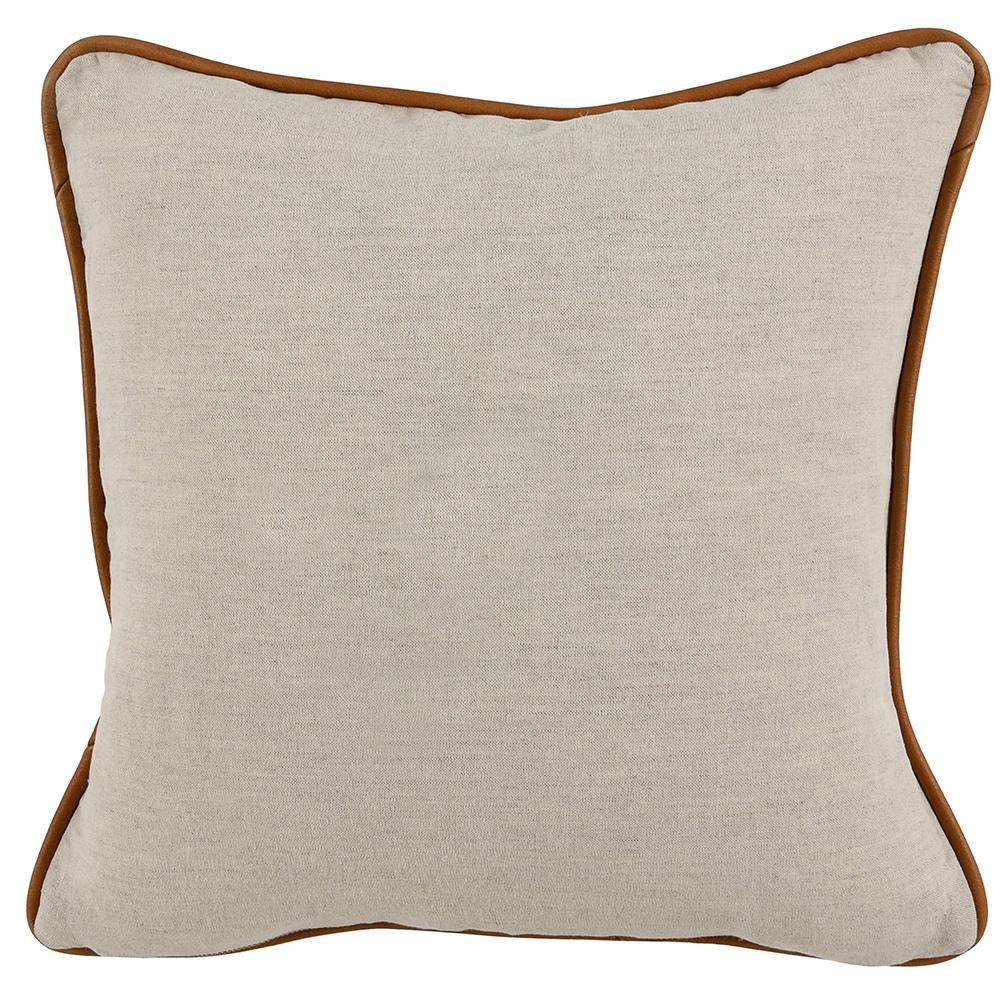 Villa by Classic Home - Jasper 18x18 Belgian Linen Fabric Tie-Dye Throw Pillow - Orange - V211040 veiw 2